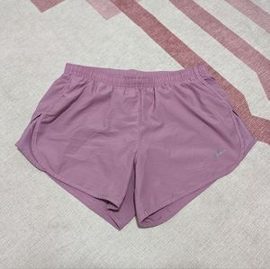 Small Light Purple Nike Running Shorts with Pockets